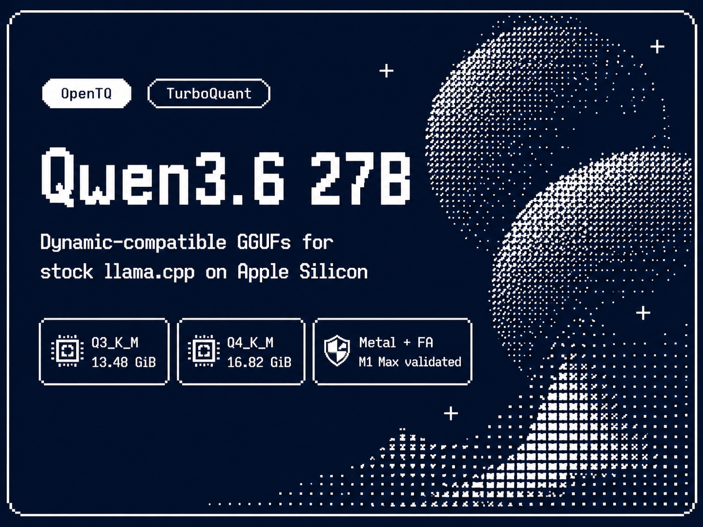 OpenTQ TurboQuant Qwen3.6 banner